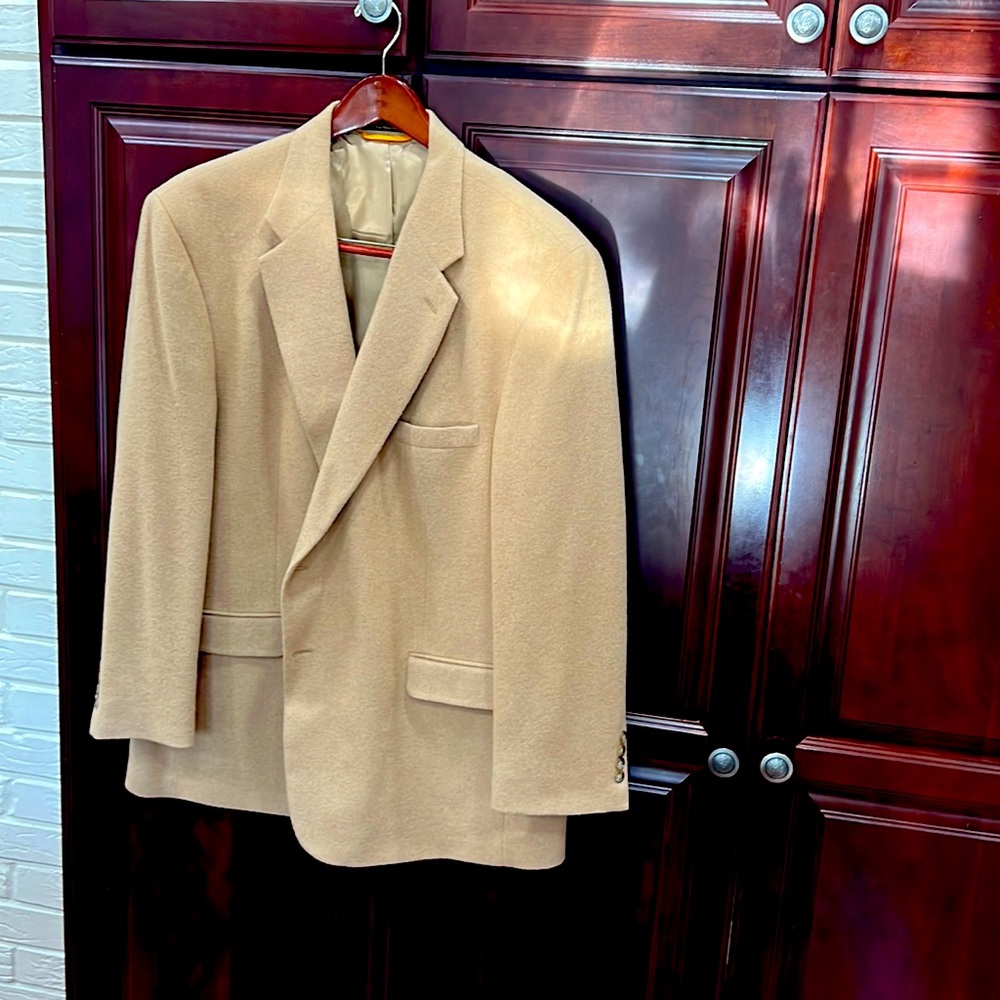 Classic Vintage Luxury- Men's Camel Hair Sport Coat